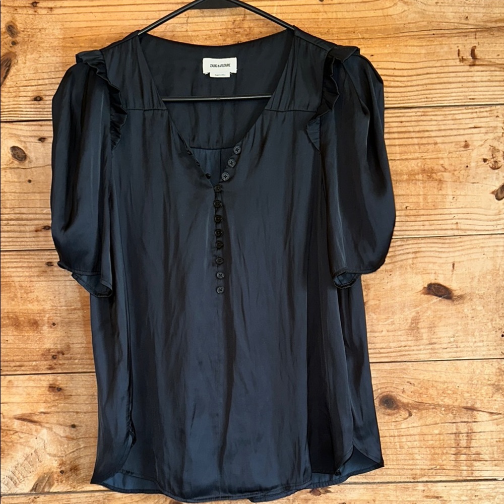 Zadig & Voltaire Twitty Satin Blouse
